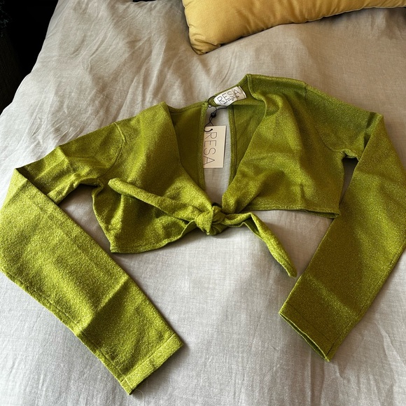 Lime green knit maxi dress with cutouts- brand new - Picture 4 of 4